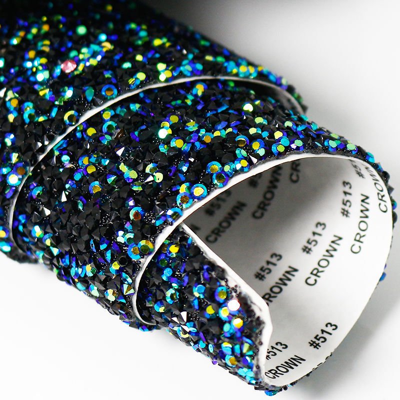 Self Adhesive 3mm Resin Drill Rhinestones Stickers Resin Diamond Hot Drilling DIY Arts Crafts