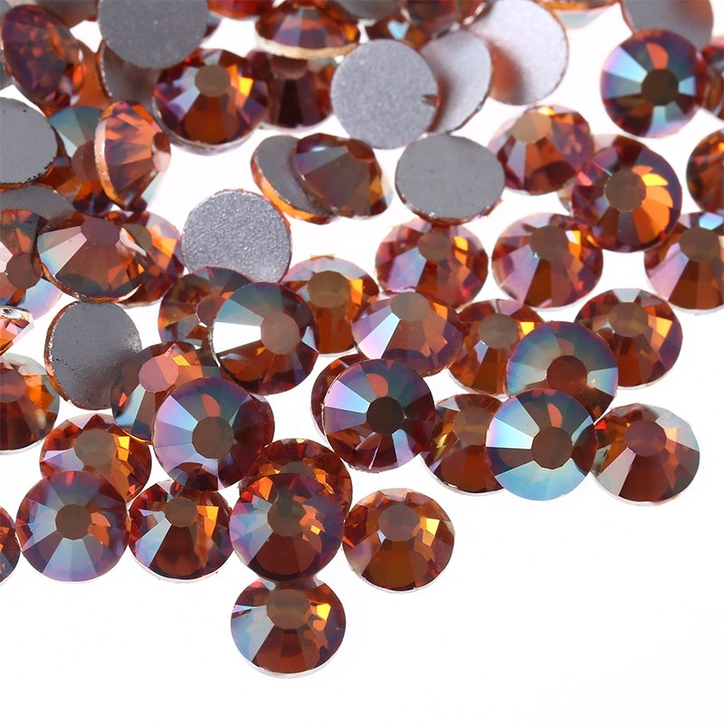 Meiyin Meilin glass rhinestones flat back non hotfix crystal rhinestone Bulk for DIY Tumbler Sublimation Decoration