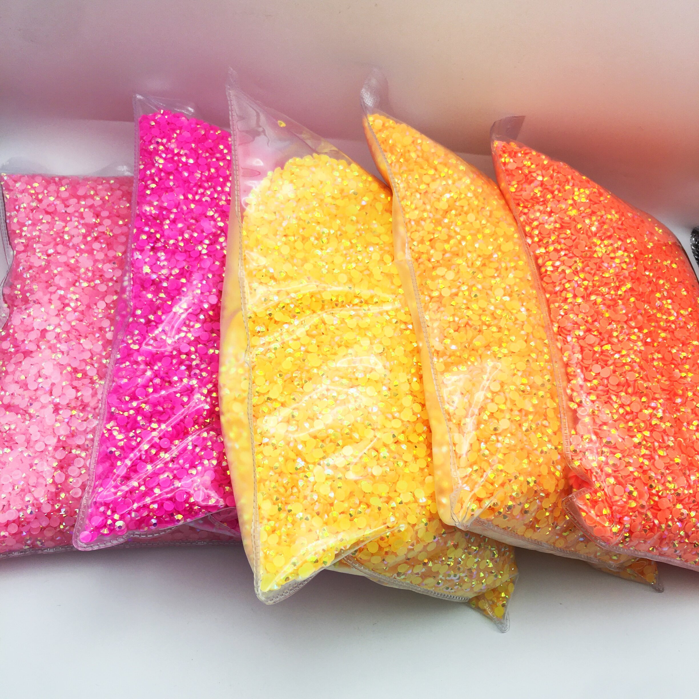 SINRONG 3mm20 color crystal resin rhinester glass cup DIY can be widely used in nail art shoes bag clothing and so on