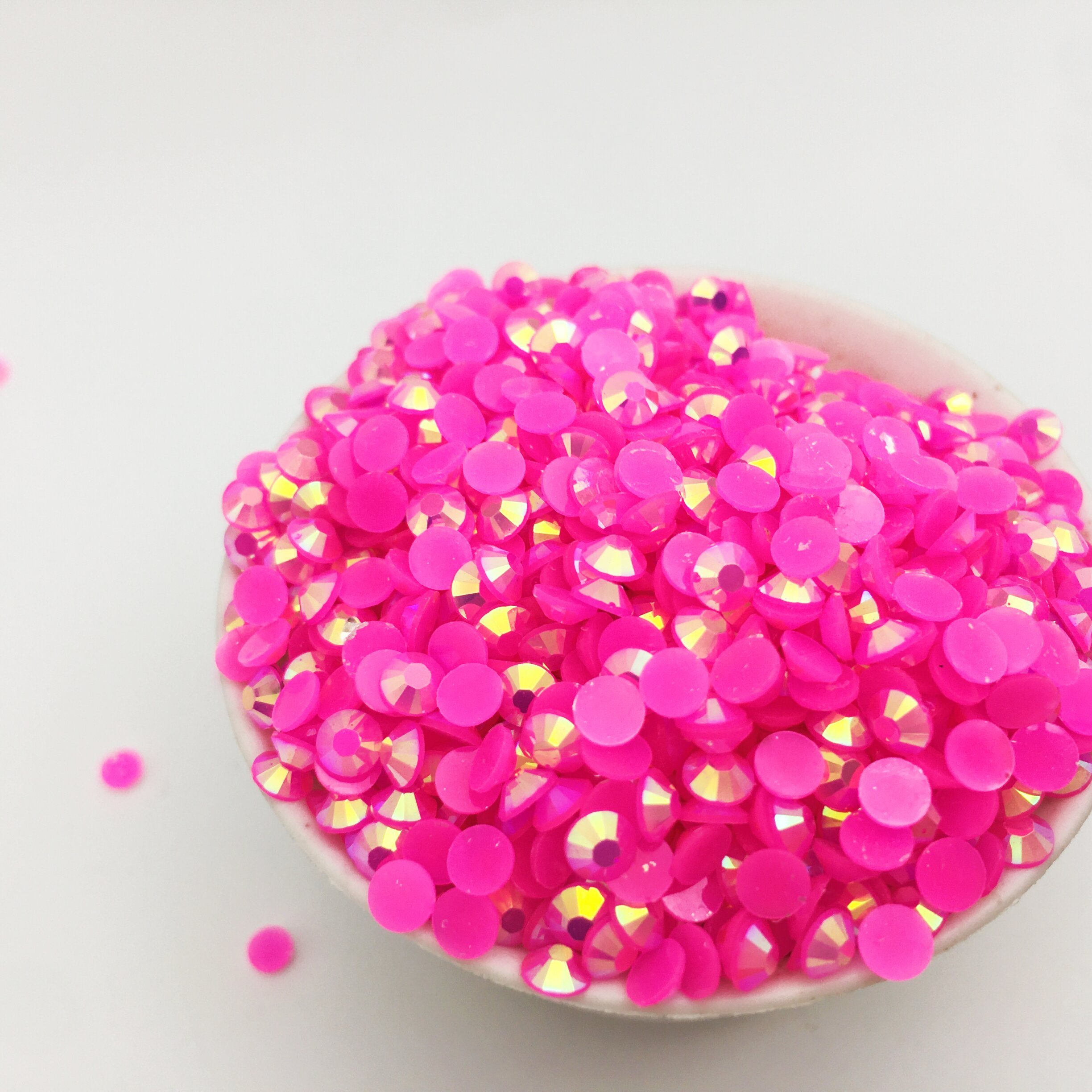 SINRONG 3mm20 color crystal resin rhinester glass cup DIY can be widely used in nail art shoes bag clothing and so on