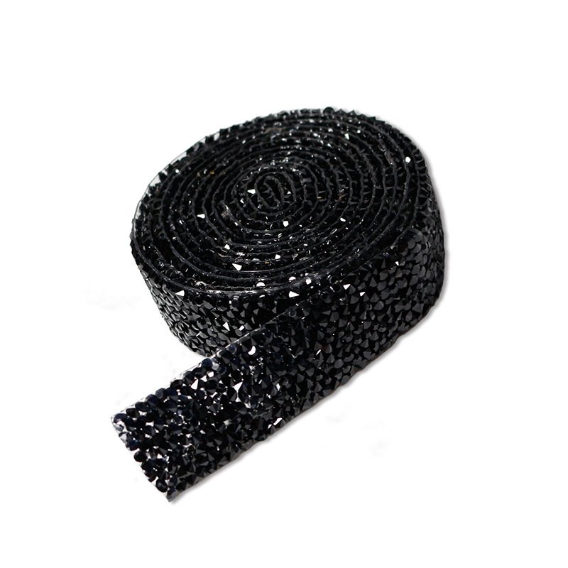 Popular Trends Diamond Hot Fix Rhinestone Trim Mesh Bridal Applique Trim For Wedding Dress Decoration