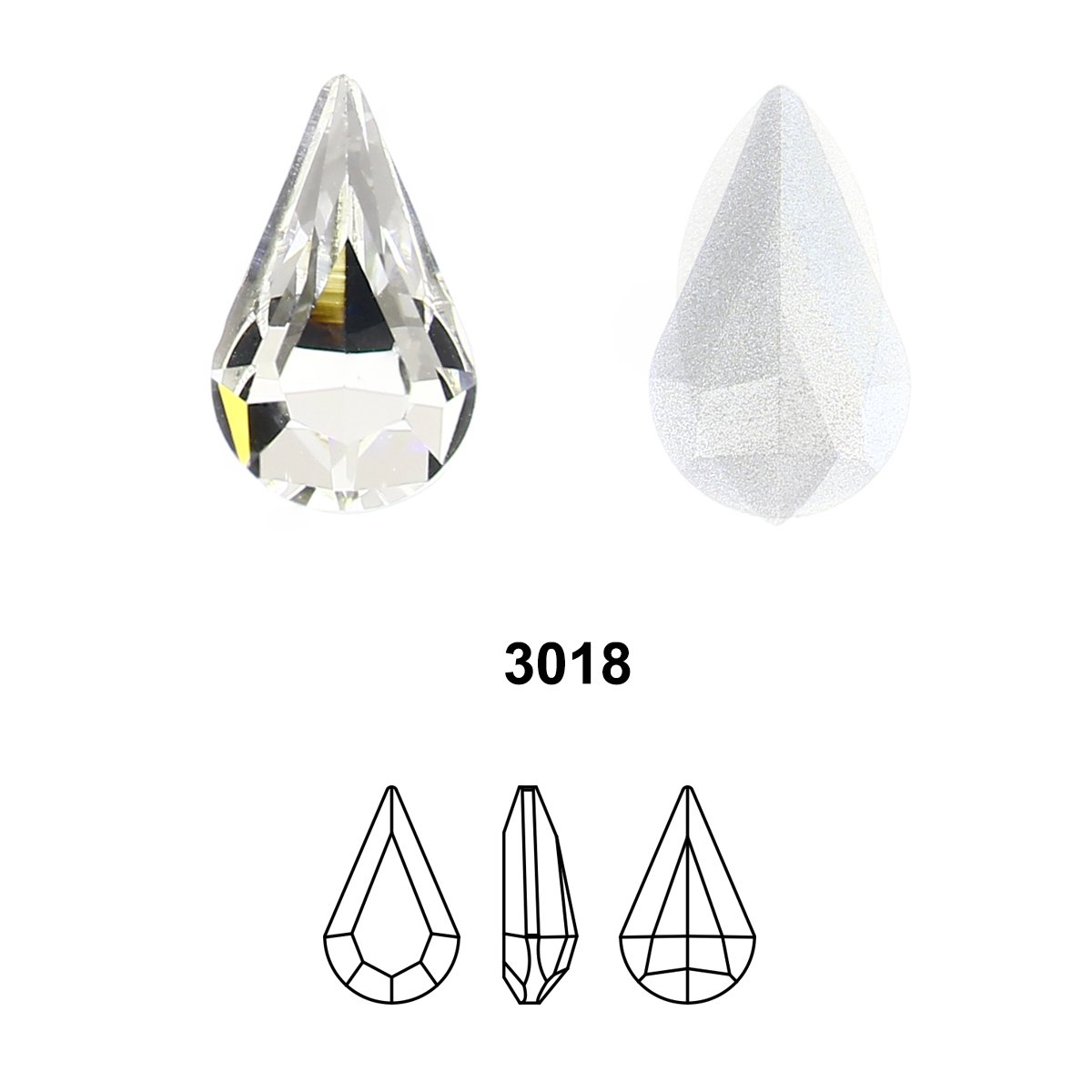 Dongzhou Teardrop glass rhinestones k9 crystal fancy stone wholesale lead-free crystal beads for jewelry making diy accessories