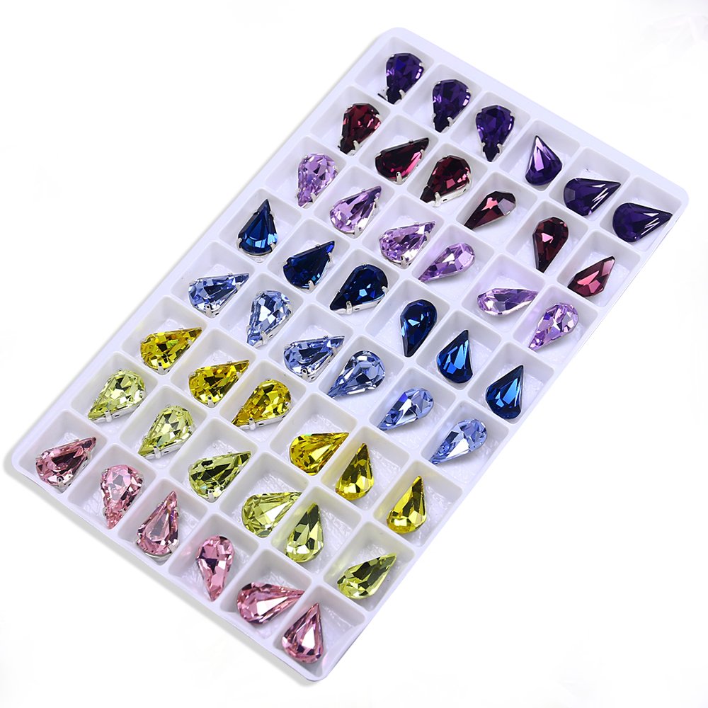 Dongzhou Teardrop glass rhinestones k9 crystal fancy stone wholesale lead-free crystal beads for jewelry making diy accessories