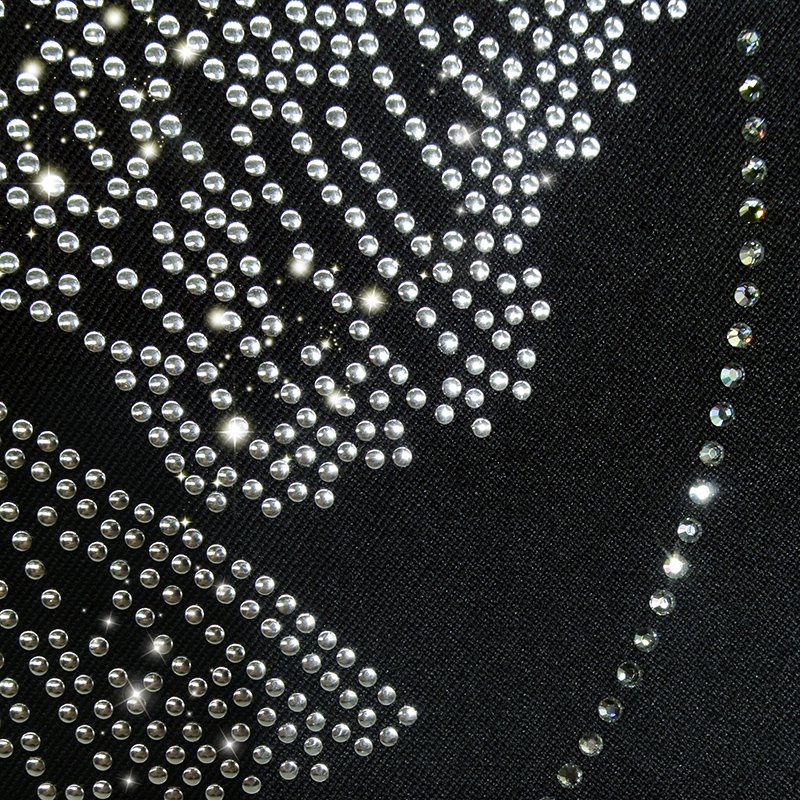 Advanced Customization Hot-fix Crystal Transfers Rhinestone Motif Cost Control Procedure With Obtainable Stone Factory Quality