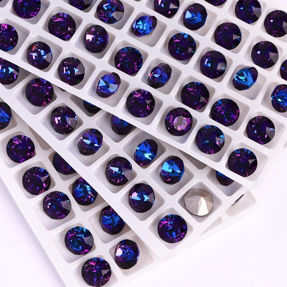 Hot Sale 10mm Non Hotfix K9 Glass Rhinestones XIRIUS Chaton Crystal AB Fancy Rhinestone bulk for nail