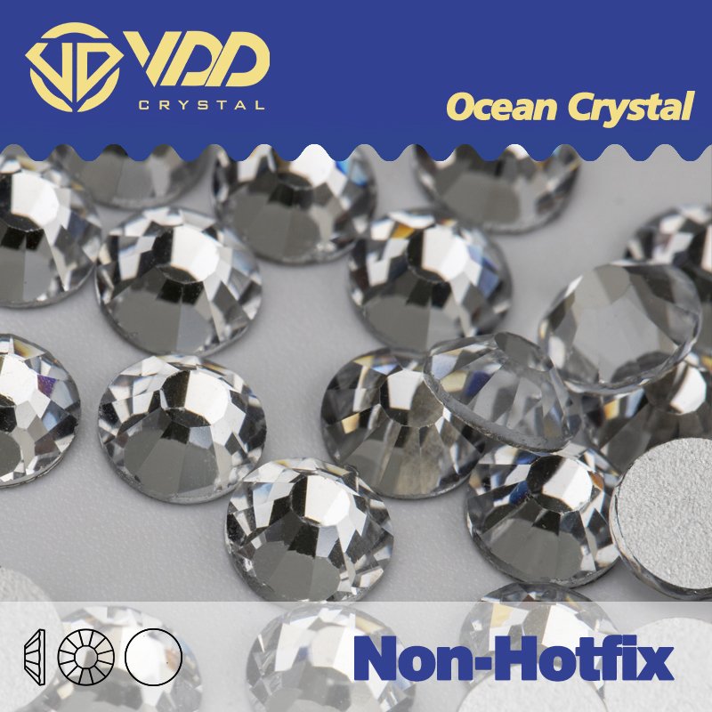 VDD 001 Crystal Non Hotfix Rhinestones SS3-SS50 DMC Flatback Applique Crystal Stones Nail Art Accessories Decoration Diy Crafts