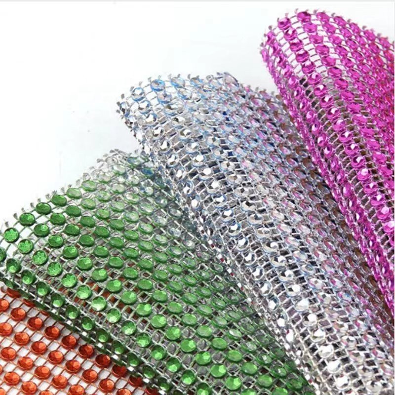 24 row diamond resin plastic DIY garment accessories plastic rhinestones trim plastic