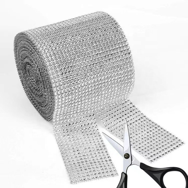 24 row diamond resin plastic DIY garment accessories plastic rhinestones trim plastic