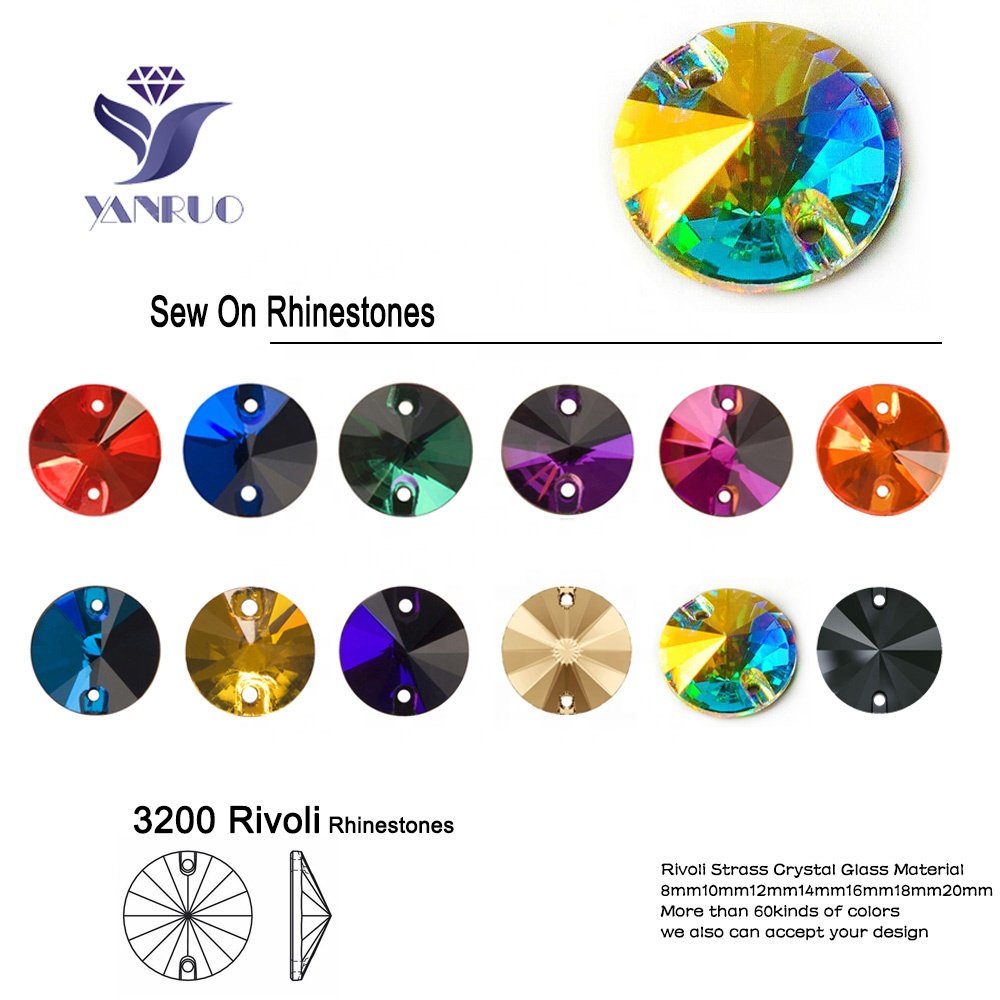 decorative beads for clothes sew on rhinestone