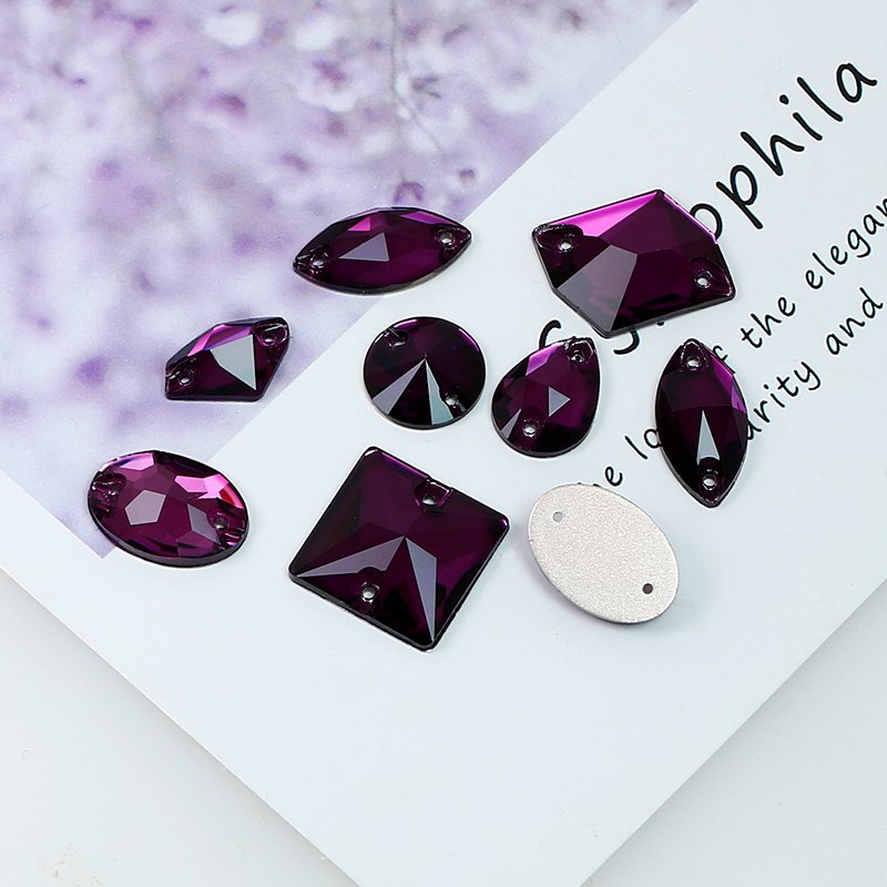 Rivoli Square Cosmic shape Flatback rhinestones Sew-on crystals wholesale lead-free crystal stone beads sewing accessories