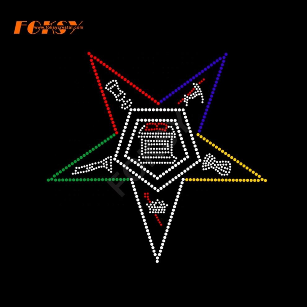 OES rhinestone heat transfer custom designs iron on bling heat transfer