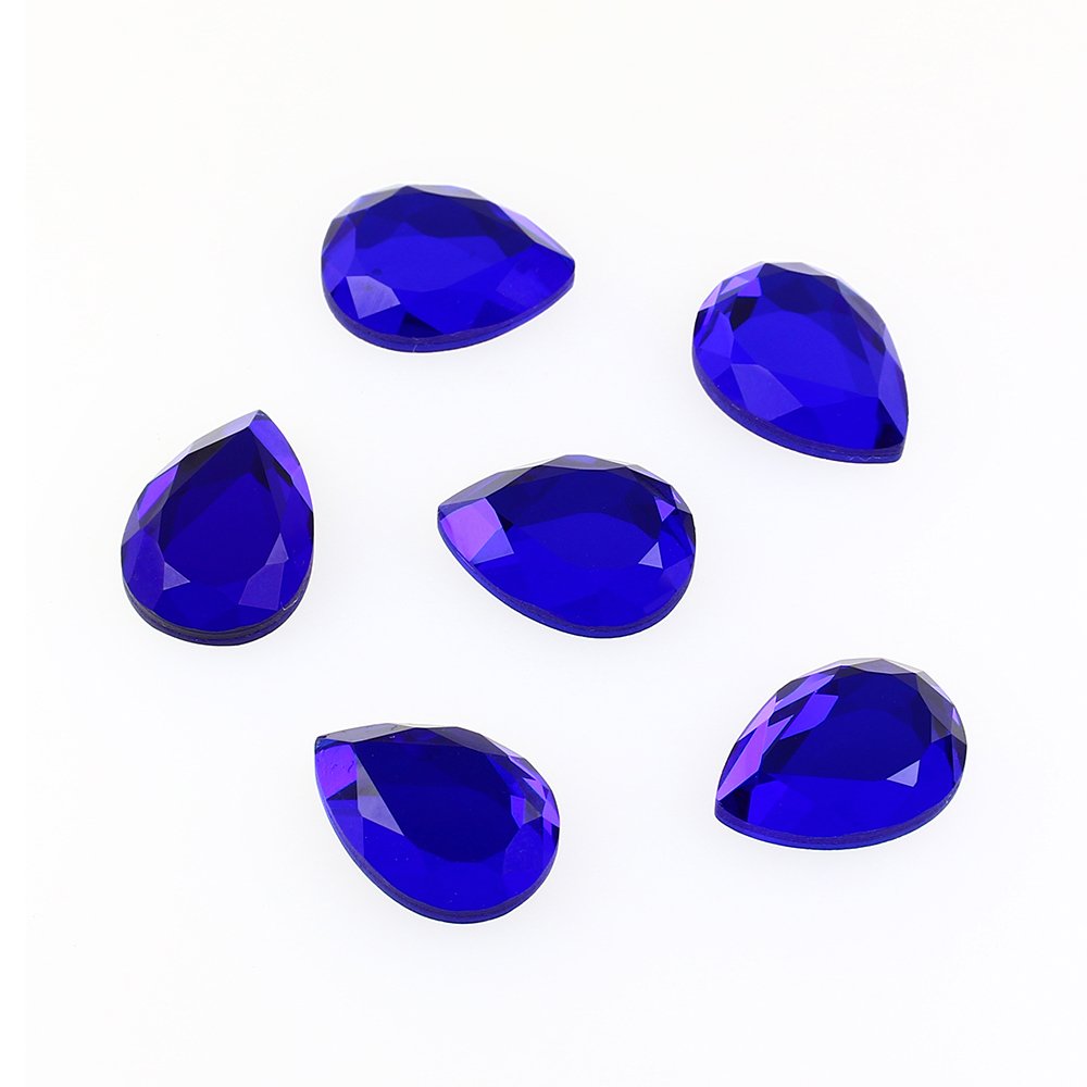 Flatback glass rhinestones AB color waterdrop rhinestones wholesale lead-free glass beads for jewelry nails garment accessories