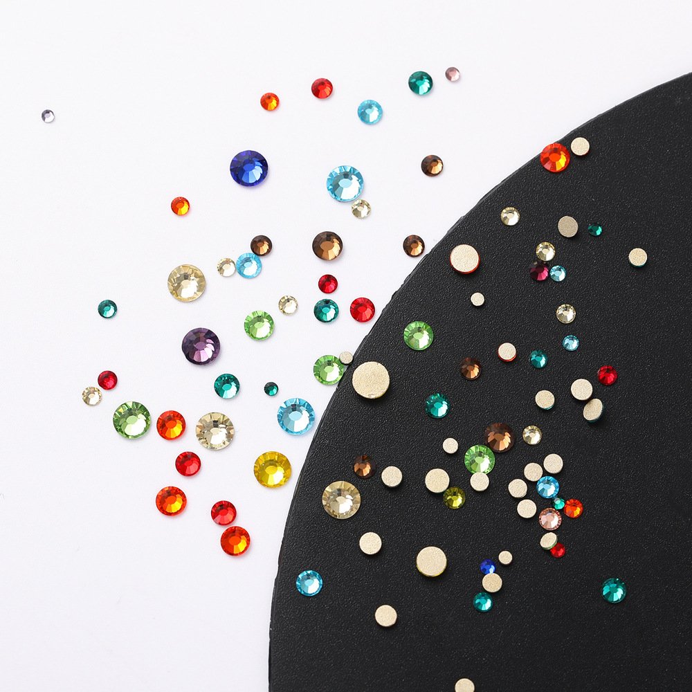 Yantuo Nail Art Decoration Mix Size SS3-SS20 Gold Back Non-Hotfix Rhinestone Packing Loose Rhinestones for Bags Other Uses