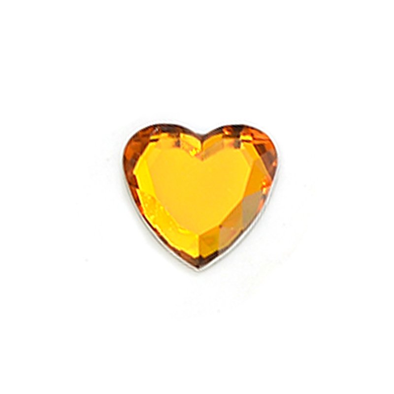 Non Hot Fix Rhinestone Heart Shape Crystal Acrylic Wholesale Low Price Multicolor ACRYL Shoes Gem Wedding Dress with Rhinestones