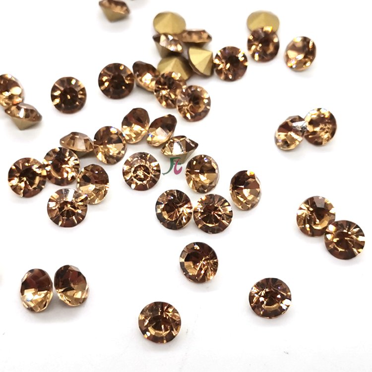 High quality nail drill /Glass Point back rhinestone use for nail art