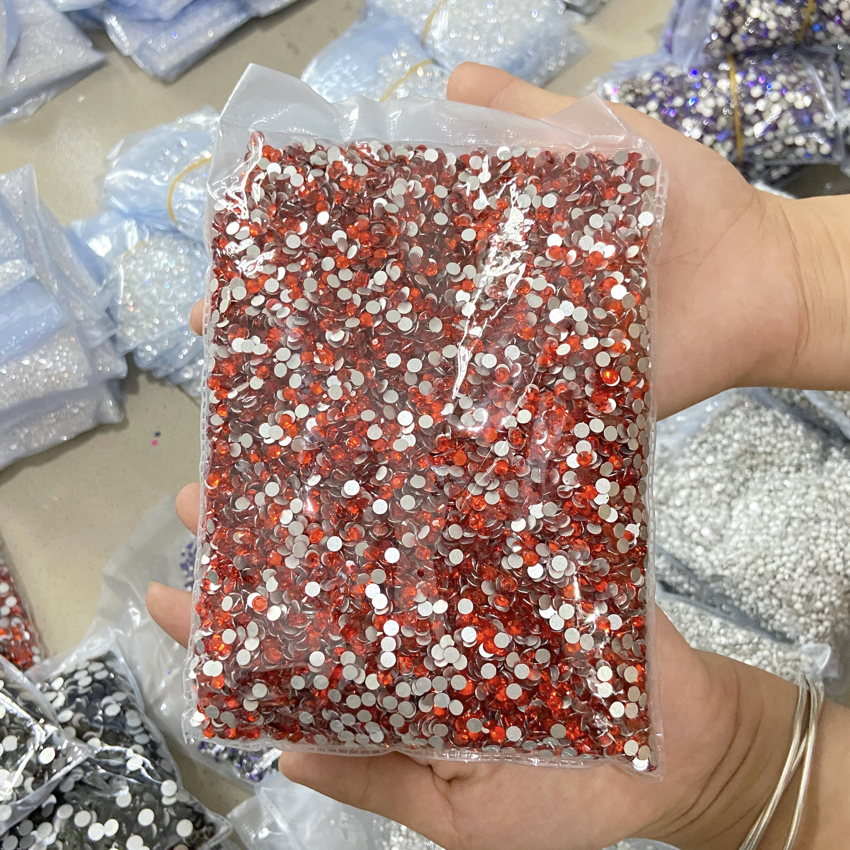Whatstone SS3-SS50 Flat Back Crystal Stones Non Hotfix Strass Glass Rhinestone Wholesale For Nail Stickers Diy 3D Manicure