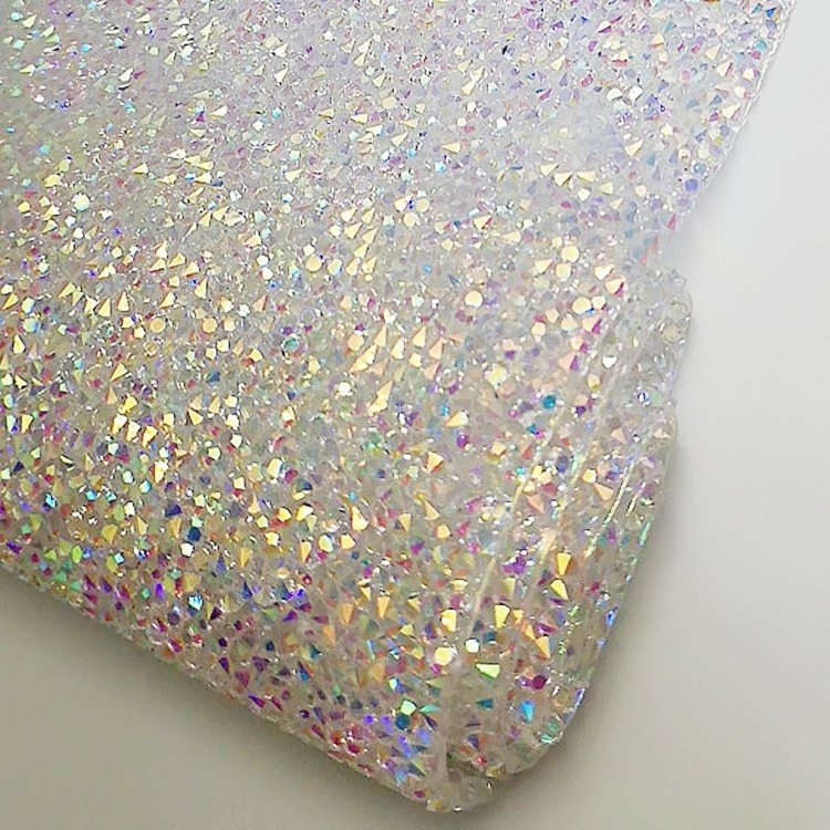 Crystal Mesh Rhinestone Sheets resin Stone hot fix sheet Rhinestone Transfer Sheet Banding Bridal Rhinestone