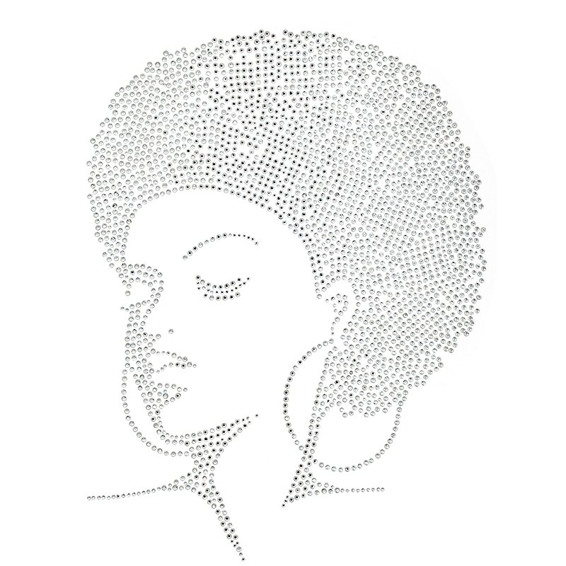 Hotfix Crystal Tshirts Rhinestones Transfer Stickers Custom Glass Artificial Diamond Iron On Rhinestone Heat Transfer Design Diy