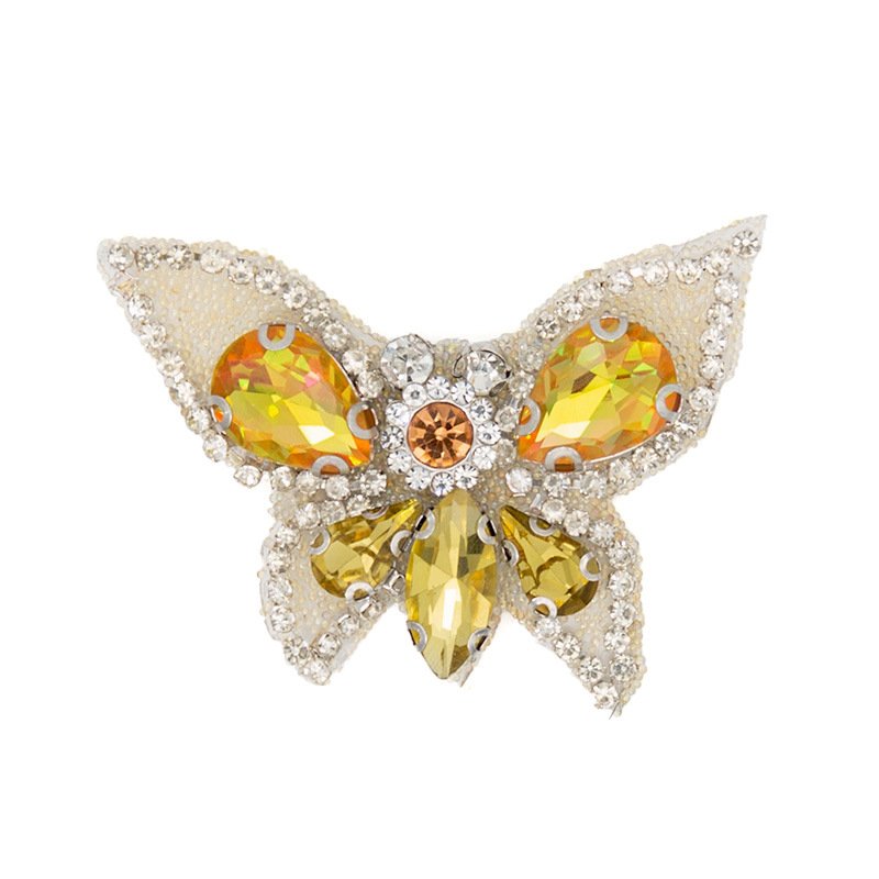 New style butterfly claw drill hot flower hotfix rhinestone clothing bag hot melt back glue stick drill