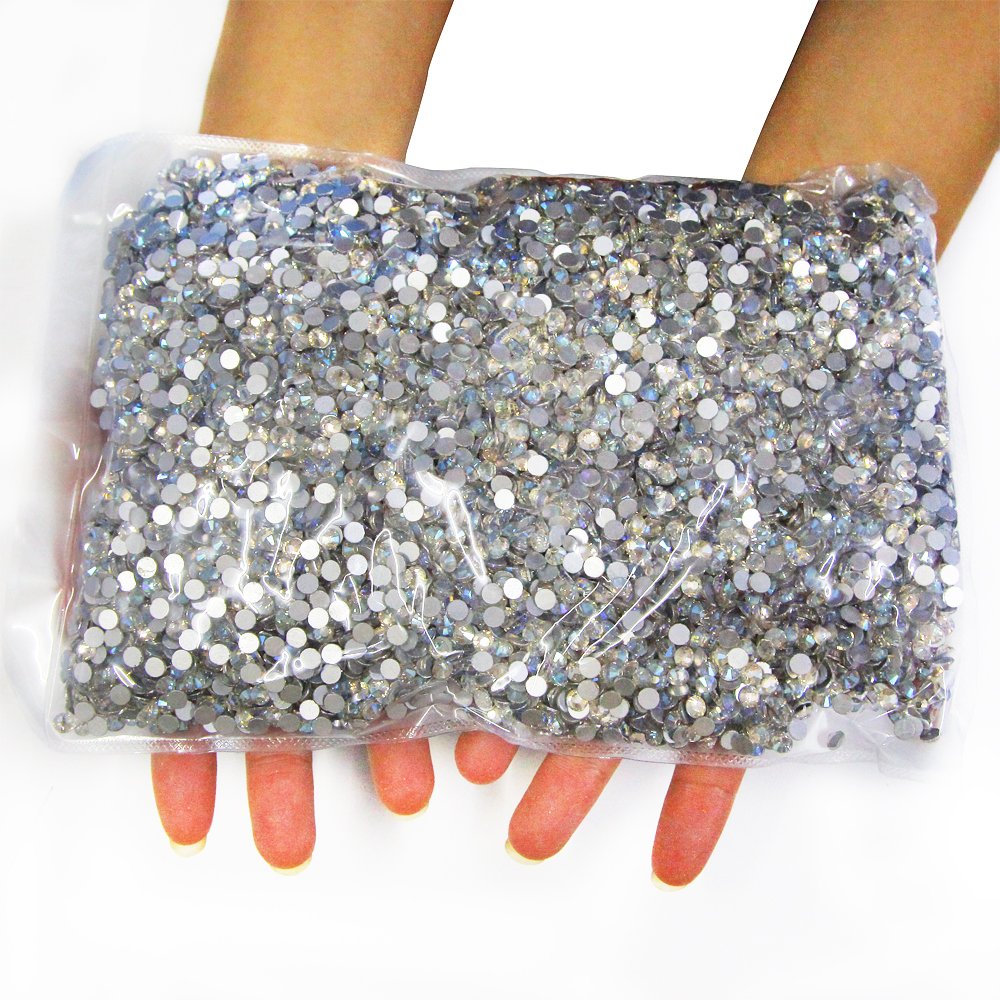 Yantuo wholesaleet lt.siam bulk rhinestones non hot fix Crystal Stone flatback Glass Rhinestones For home decoration, nail art
