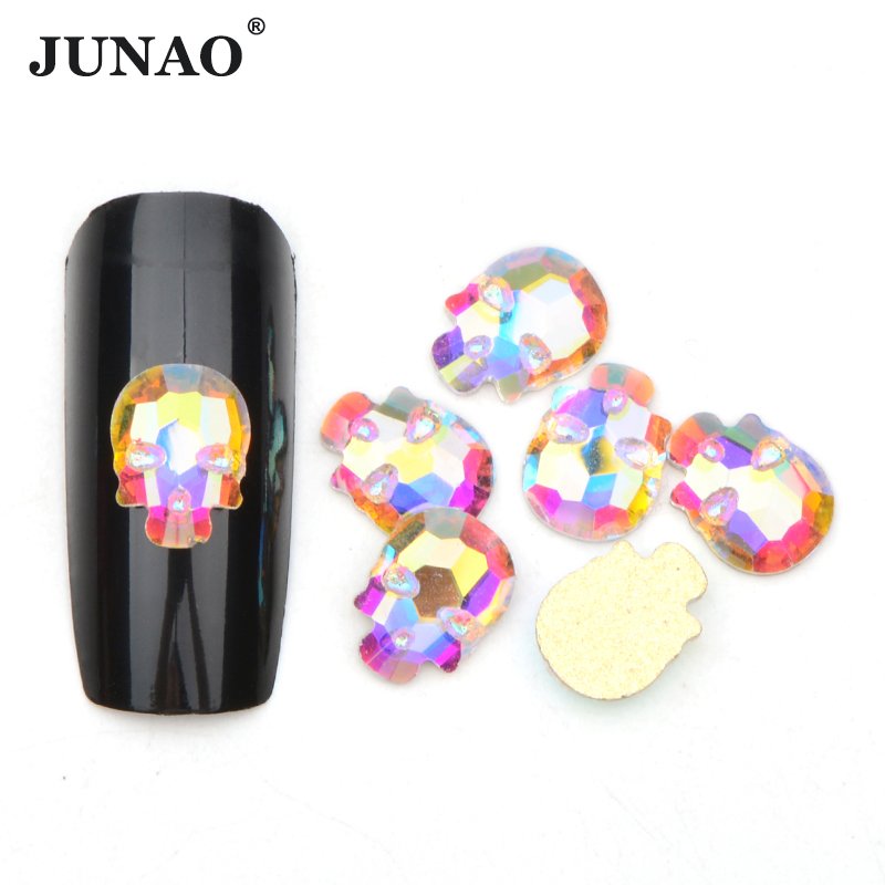 Factory Wholesale Fancy Crystal Stones Non Hot Fix Strass Flatback Glass Nail AB Rhinestone for Nail Art Decoration