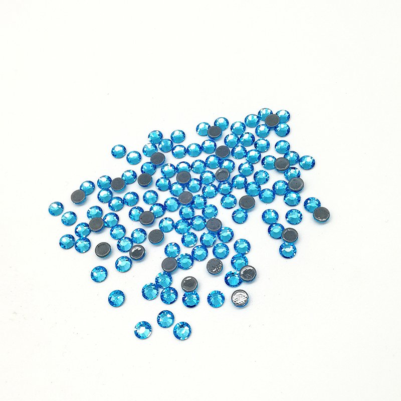 Glass rhinestones hotfix bulk flatback crystal nail art rhinestones bulk wholesale