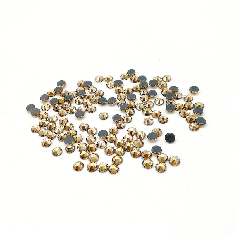 Glass rhinestones hotfix bulk flatback crystal nail art rhinestones bulk wholesale