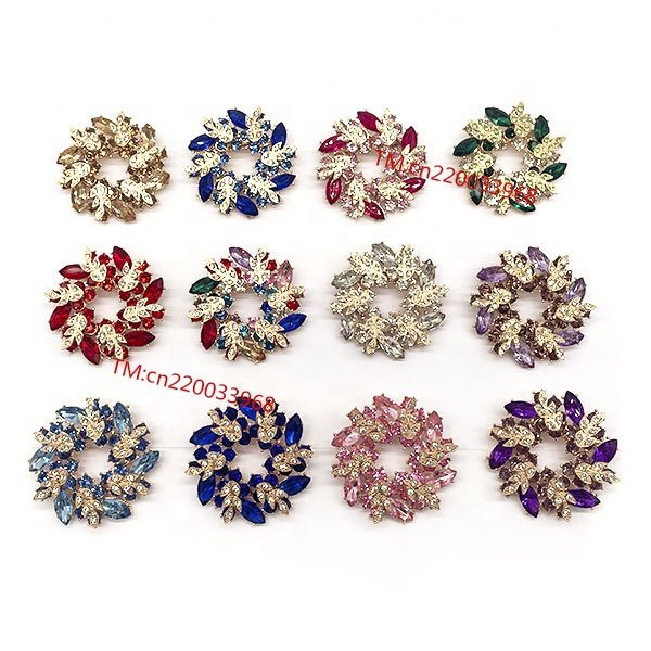 2024 Crystal Wedding Bridal Rhinestones Shoes Flowers Brooch Clip Shoe Buckles Sparkling Shoe Charm Clips Party Women Ornament