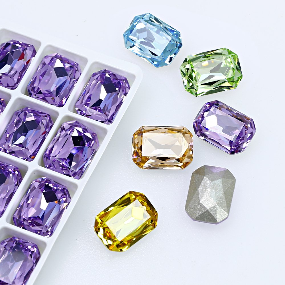 Octagon shape Rhinestones Pointed Back k9 Fancy Stone wholesale rhinestones crystal stone Beads For jewelry diy accessories