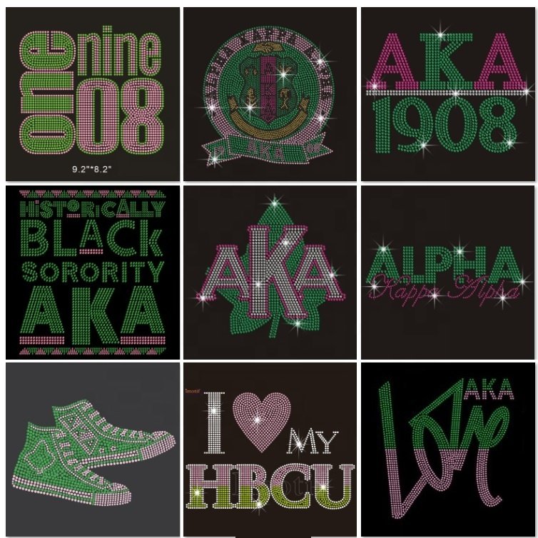 Zeta 1920 Custom Logo Crystal Heat Press Rhinestones Transfer Hot Fix Phi beta sorority Iron On Motif