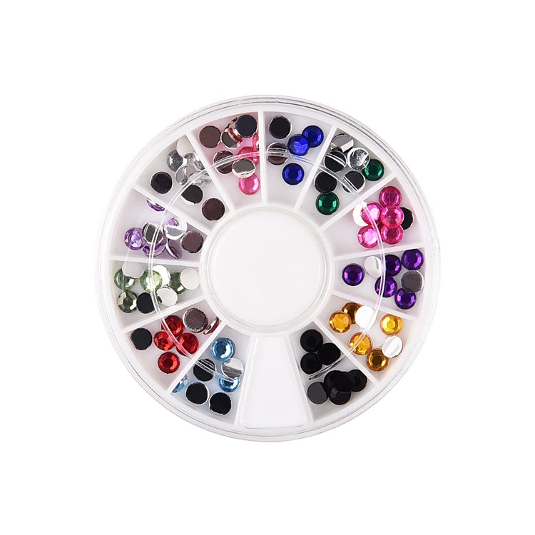 12 styles colorful round heart stars mixed shapes ab crystals flat back nail rhinestones nail art ab rhinestones for nails