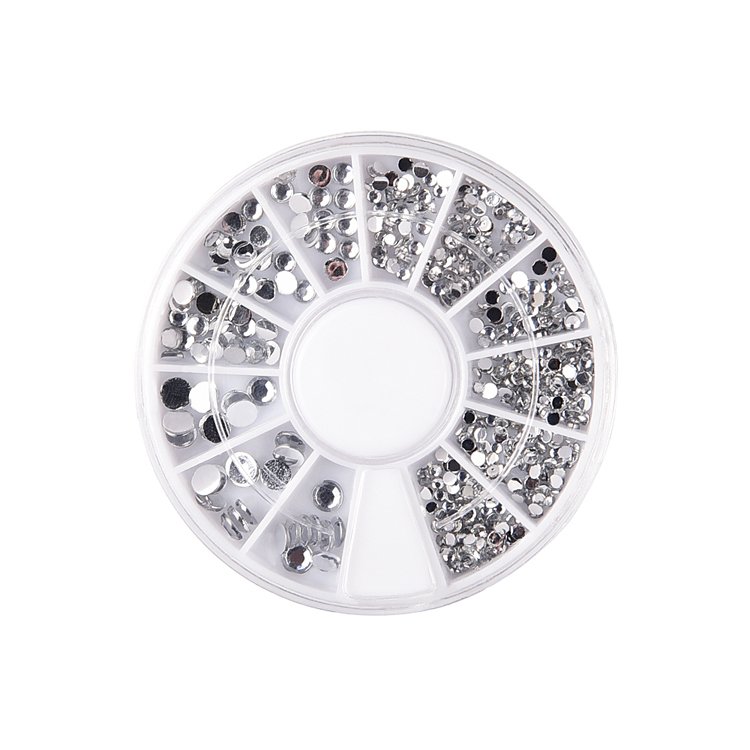 12 styles colorful round heart stars mixed shapes ab crystals flat back nail rhinestones nail art ab rhinestones for nails