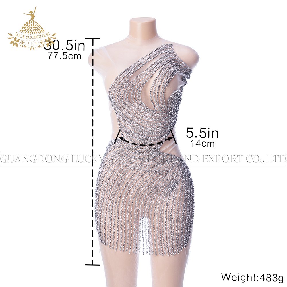 Sparkling Pure Hand Made Patches Silver Sew on Crystal Rhinestone Bodice Applique For Wedding Dress