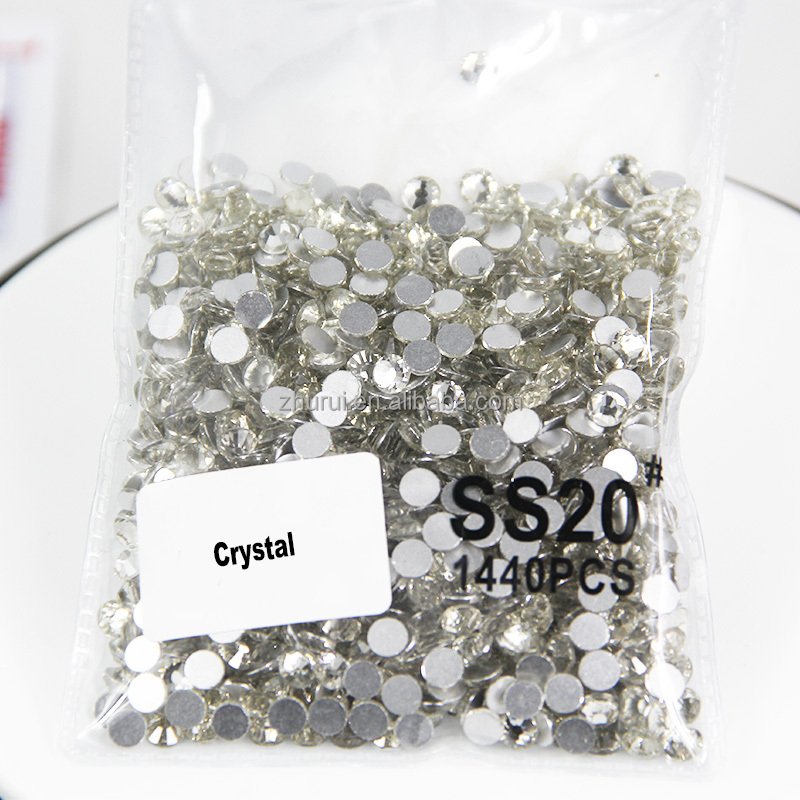 Non Hotfix SS20 High Quality Glass Flatback Rhinestone Crystals Wholesale