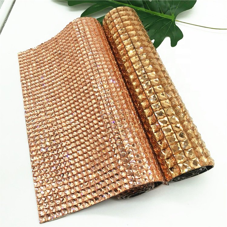 Wholesale Rhinestone Net Transparent Sparkling Rhinestone Crystal Clothing Decoration