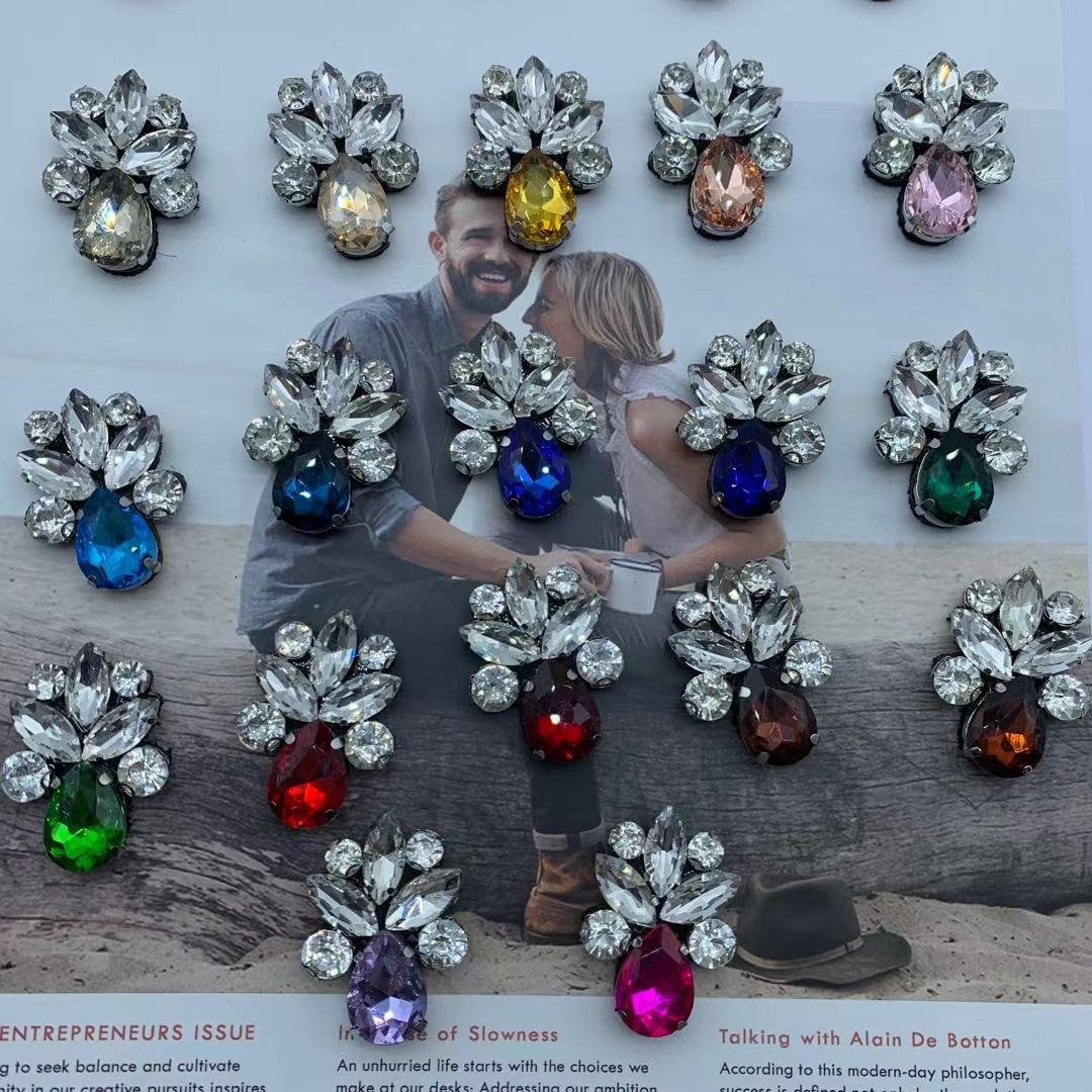 New Arrival Jackets Hats Shoes Crafts Insect Bee Appliques Beaded Rhinestones patch
