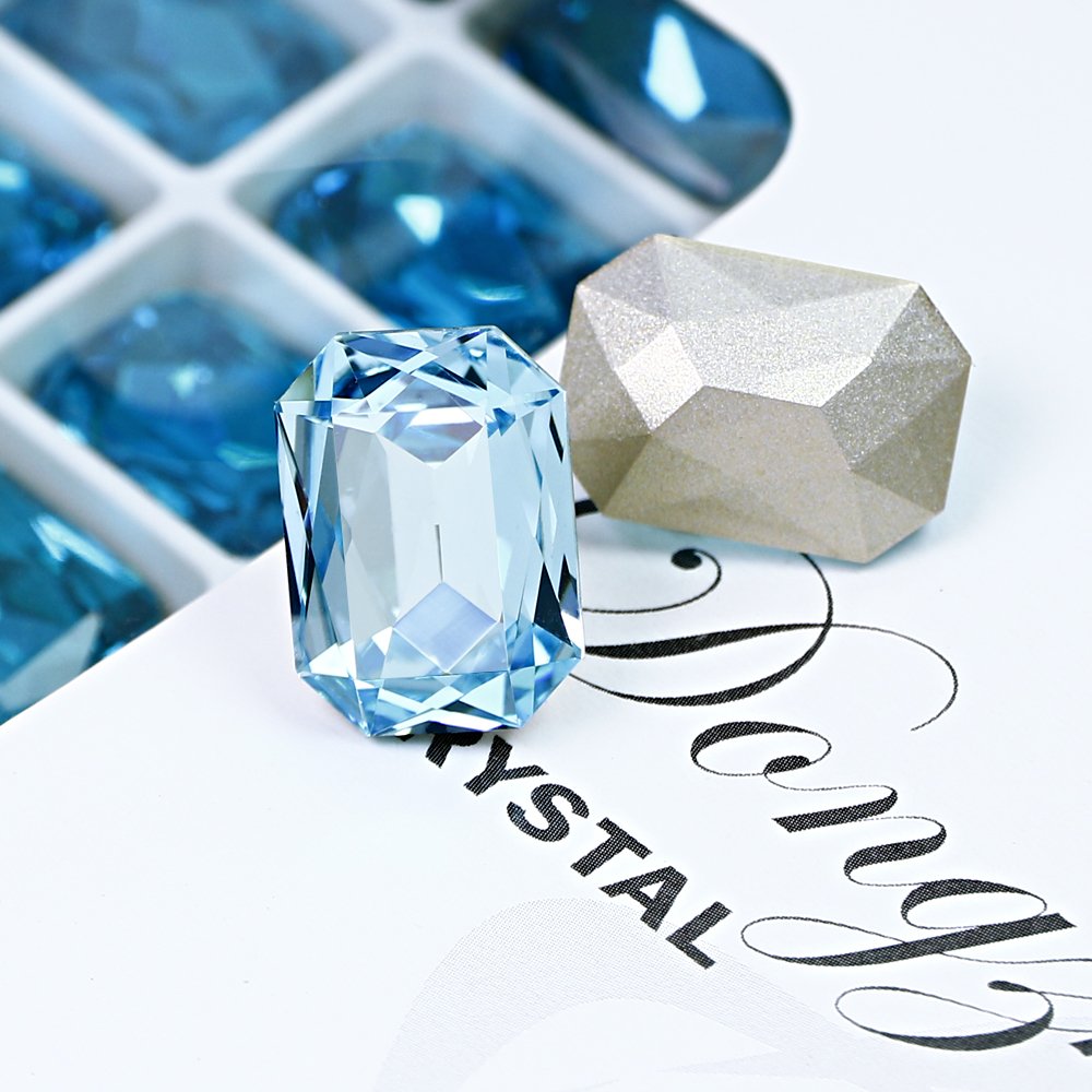High quality Octagon glass rhinestones Pointed k9 fancy stone wholesale loose crystal beads For jewelry making diy accessories