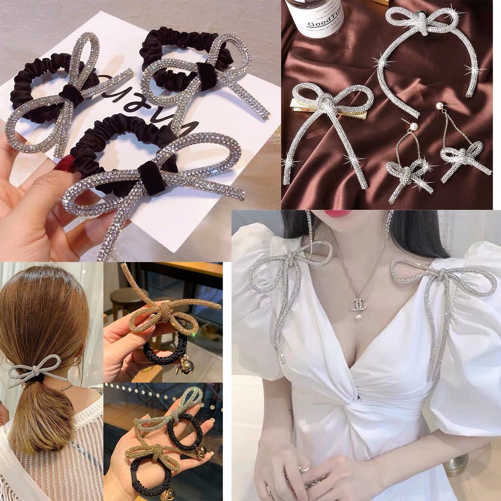 RE001 Custom shiny round cotton core crystal tube rope rhinestone rope for decoration