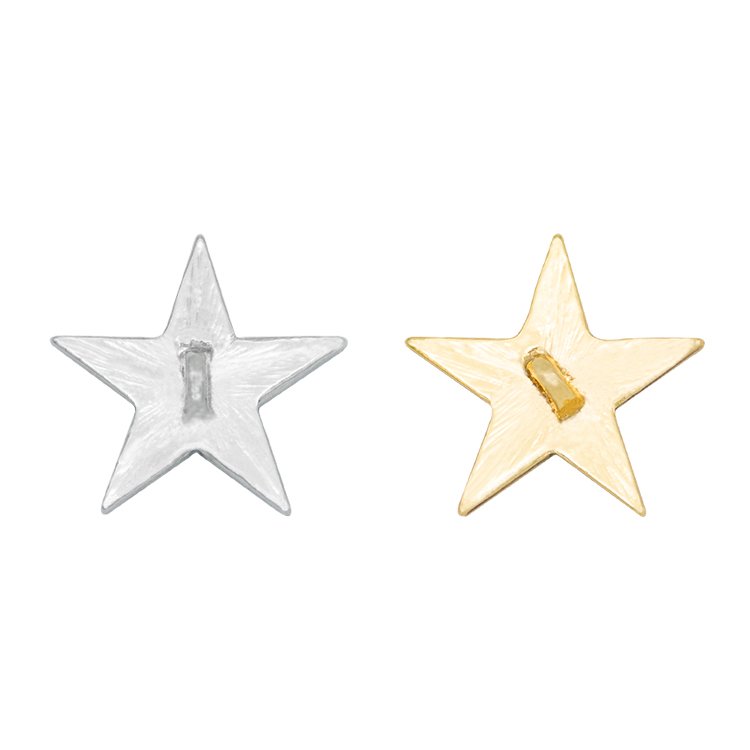 New design alloy shank crystal rhinestone star button for clothes