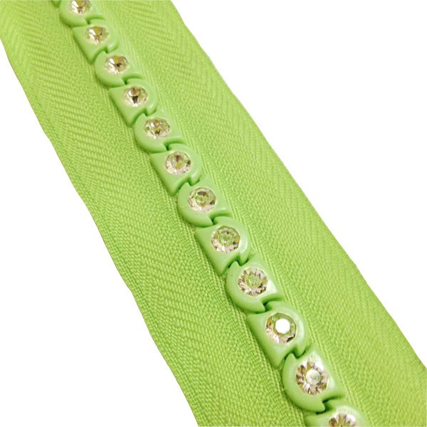 Hot sale new product diamond zipper rhinestone zippers with multi-color for bags or shoes