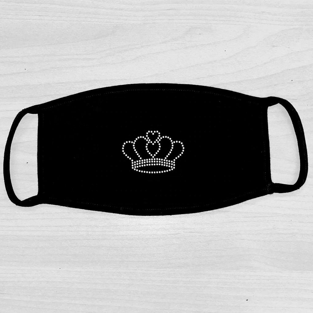 Bling Cute Custom Rhinestones Heat Transfer Motif Crown Iron on Hot Fix Heat Transfer Applique Patch Diamante Desgin