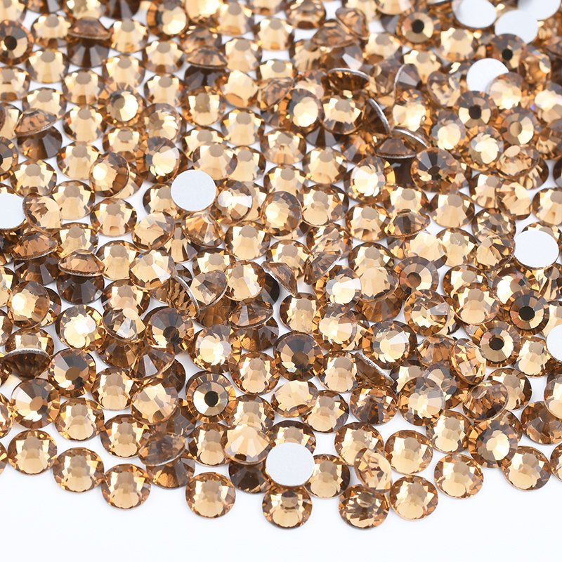 SS16 20 30 Shiny Light Siam AB Round Crystal Strass Applique Flatback Glass Rhinestone For Decoration