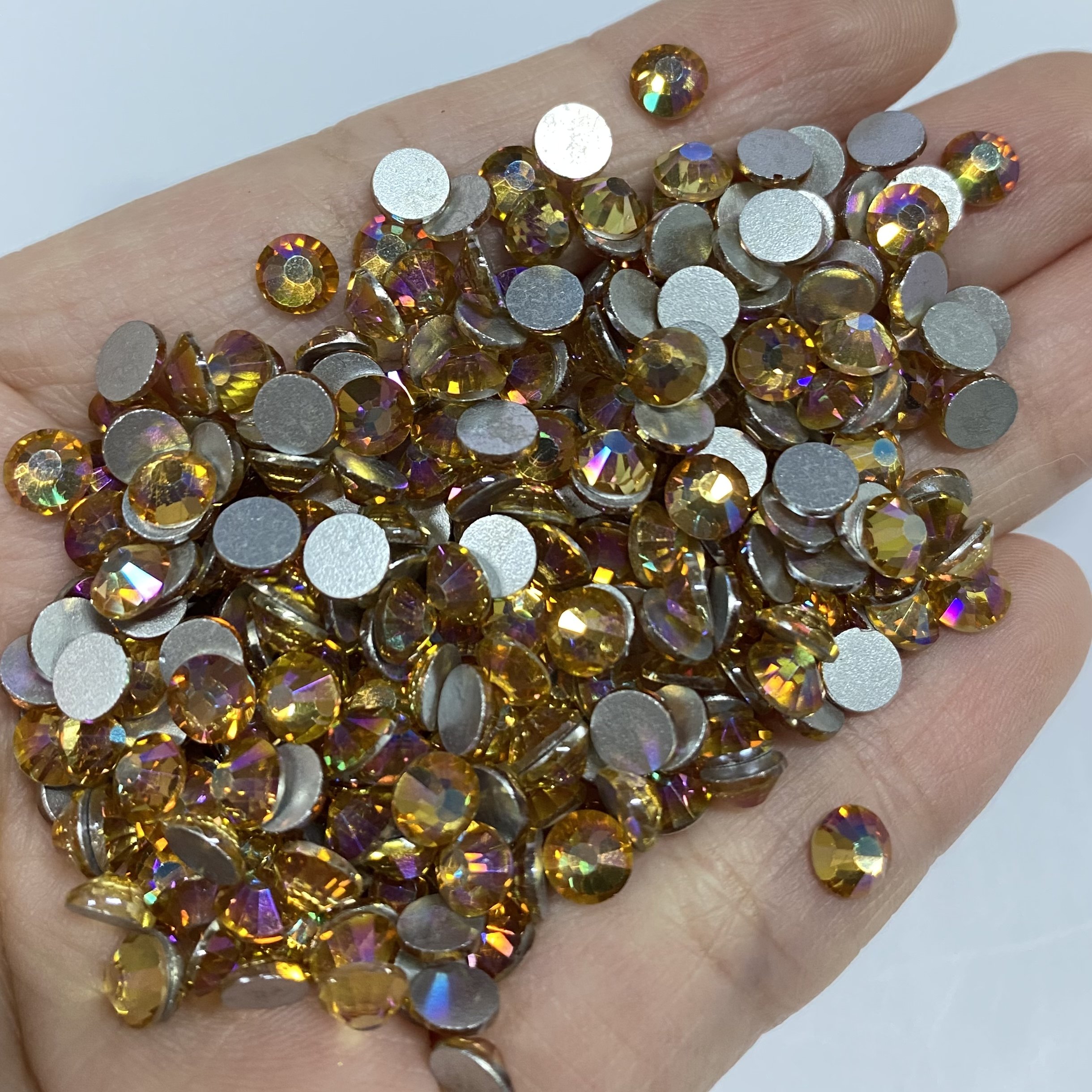 QIYI 1130-1187 SS3-SS20 Non Hot Fix Flat Back Regular Cut Top Quality Glass Crystal Rhinestones For DIY Garment Shoes Cups