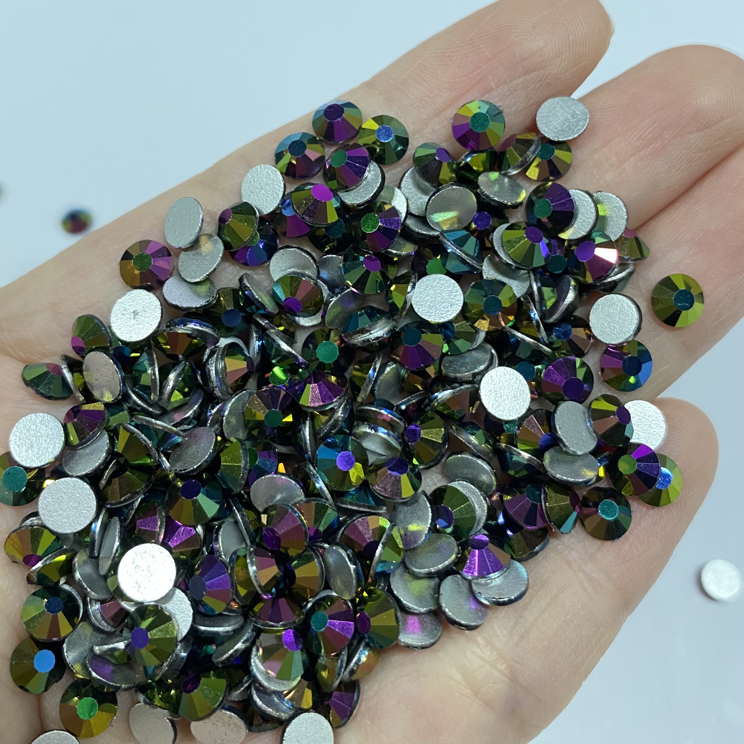 QIYI 1130-1187 SS3-SS20 Non Hot Fix Flat Back Regular Cut Top Quality Glass Crystal Rhinestones For DIY Garment Shoes Cups