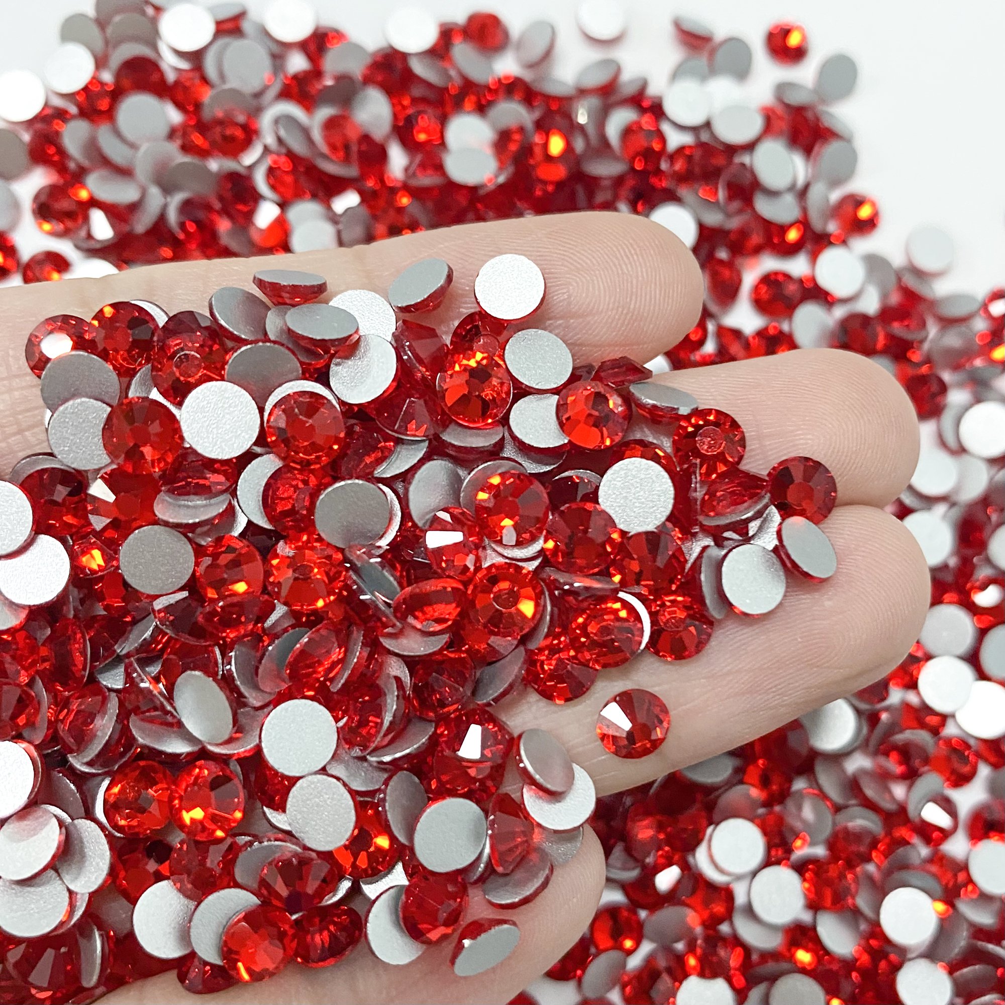 SS3-SS50 Bulk Rhinestones Wholesale Glass Rhinestones Flat Back Non Hotfix Glitter Diamond Stone For Garment Nail ArtT