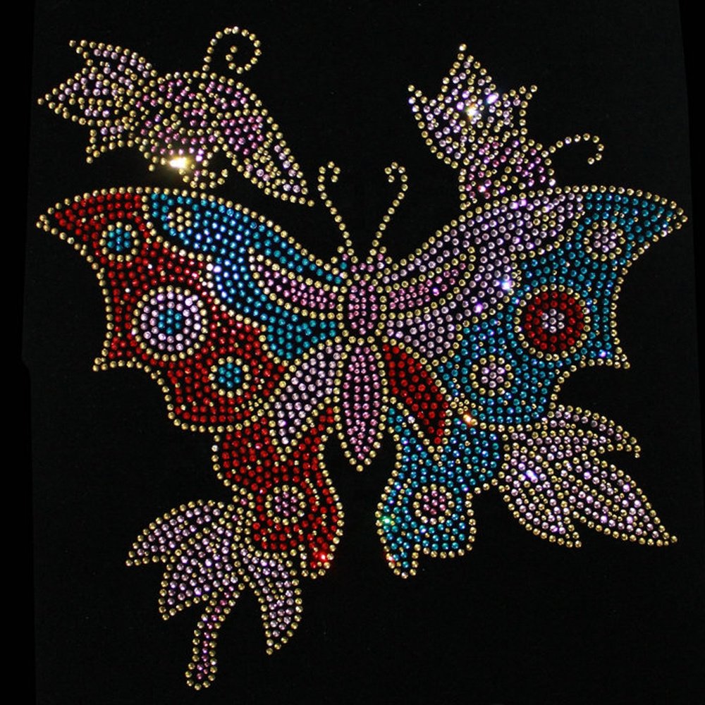 Custom Bling Dreams T Shirt's Logo Rhinestone Heat Transfer Thermoadhesive Strass Motif Design Transfer For Clothing