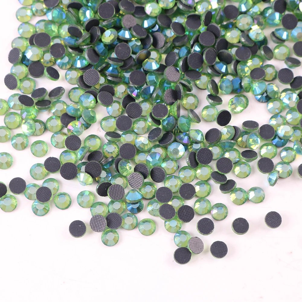 DMC Hotfix Rhinestones SS6 SS10 SS16 SS20 Crystal Glass Glitter Stone With Motif Flatback Rhinestone For Garment Dress Clothing