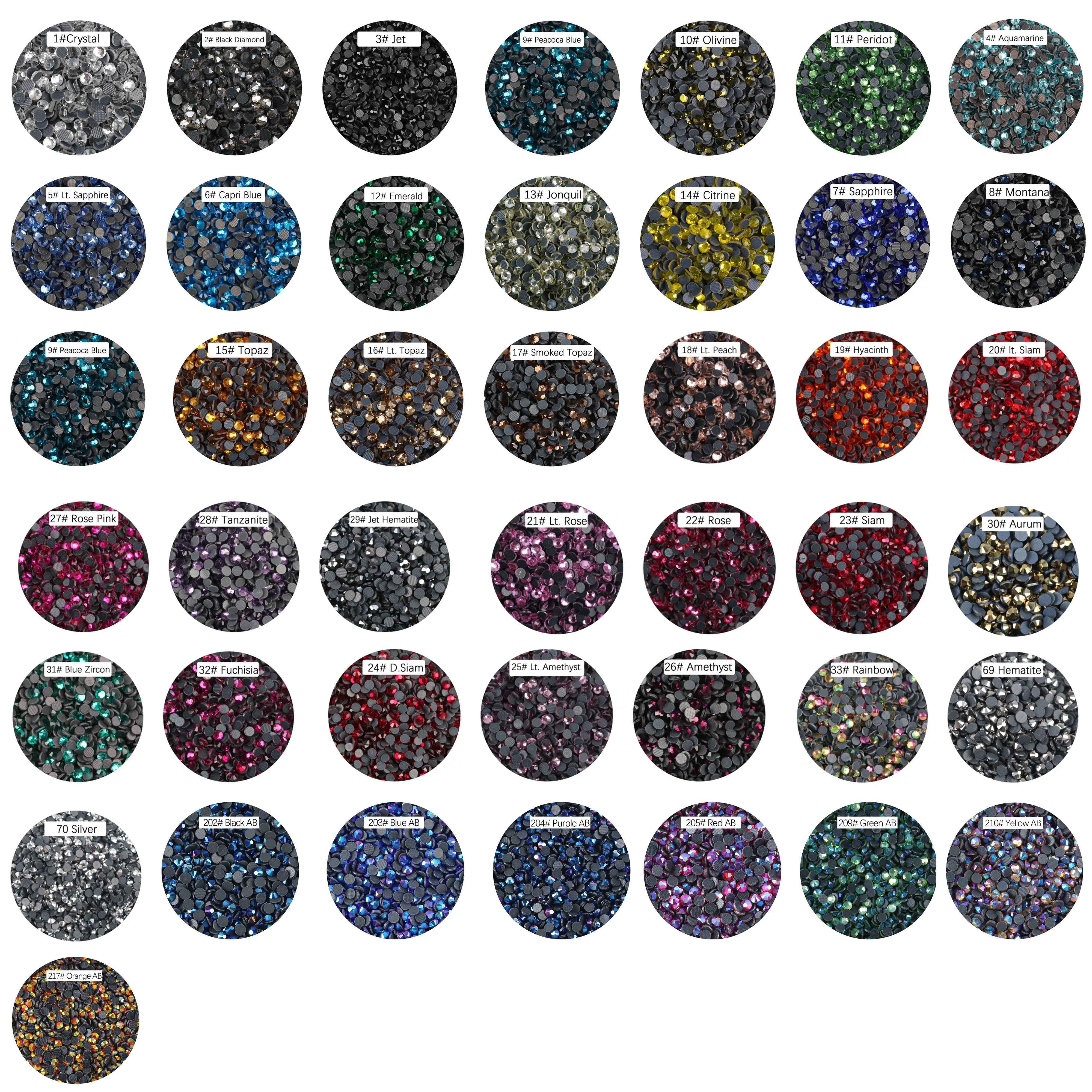 DMC Hotfix Rhinestones SS6 SS10 SS16 SS20 Crystal Glass Glitter Stone With Motif Flatback Rhinestone For Garment Dress Clothing
