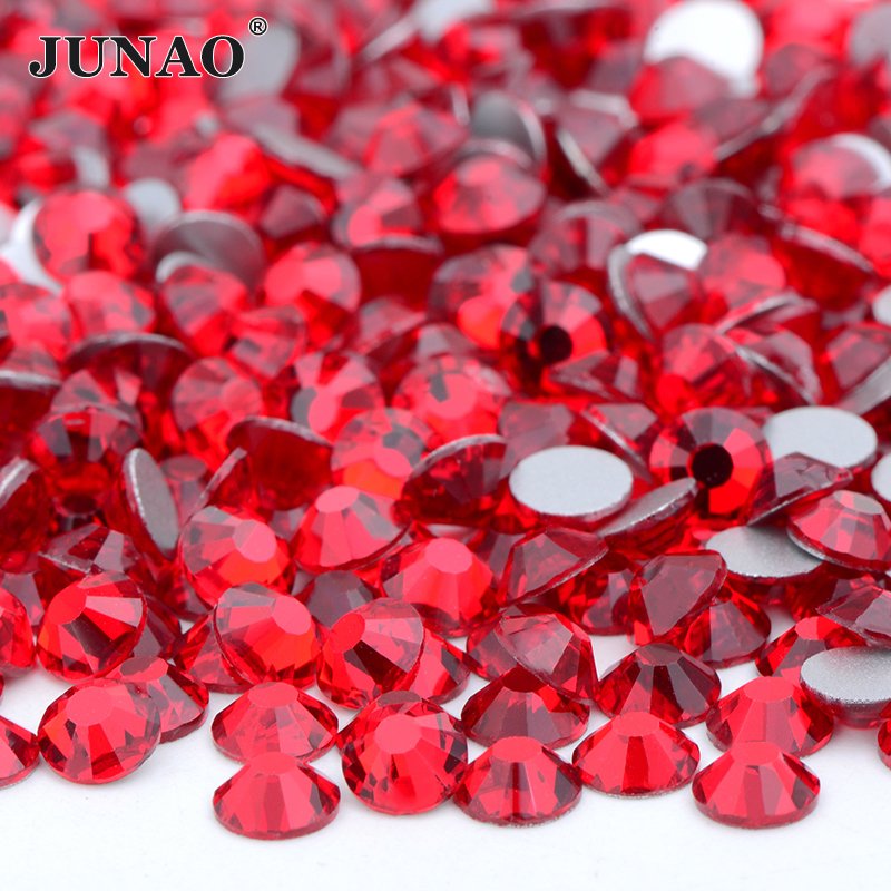 Wholesale ss6 ss8 ss10 ss12 ss16 ss20 ss30 Non Hotfix Strass Clear Nail Art Crystal Stones Flatback Glass Crystal Rhinestones