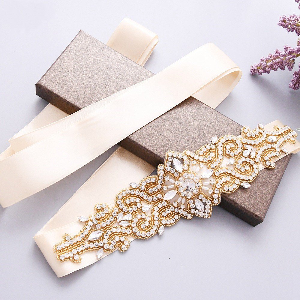 Wholesale New Arrival Crystal stone with rose gold metal base Bridal Wedding baby Dress Rhinestone Appliques